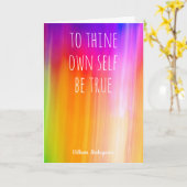 Jo Images社の2枚のカードに対して自分自身を真実にする カード (黄色い花)