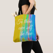 Jo Images社のTrue Tote Bagを自分の身に着ける トートバッグ (クローズアップ)