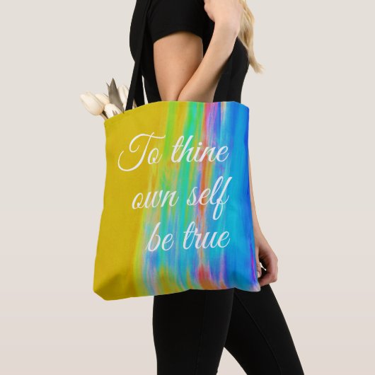 Jo Images社のTrue Tote Bagを自分の身に着ける トートバッグ (クローズアップ)