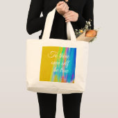 Jo Images社のTrue Tote Bagを自分の身に着ける ラージトートバッグ (正面(商品))