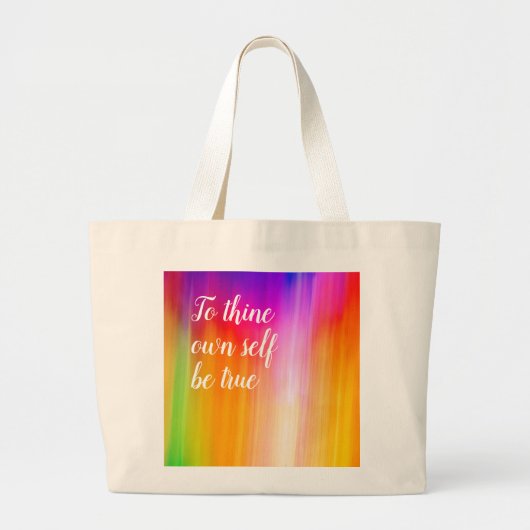 Jo Images社のTrue Tote Bagを自分の身に着ける ラージトートバッグ (正面)