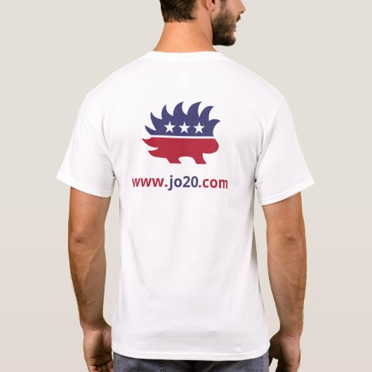 Jo Jorgensen社長 – 2020 Tシャツ (裏面)