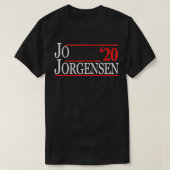 Jo Jorgensen For President 2020 Libertarian Tシャツ (デザイン正面)