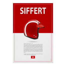 Jo Siffert Helmet ポスター