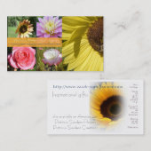 Joacreationsのウェブサイトカード 名刺 (正面/裏面)