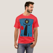 Joan Miro Woman in Front of the Sun caesium funny Tシャツ (正面フル)