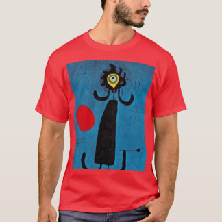 Joan Miro Woman in Front of the Sun caesium funny Tシャツ