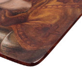 Joan of Arc (ポートレート) (by Dante Gabriel Rossetti) カッティングボード (角)