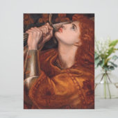 Joan of Arc (ポートレート) (by Dante Gabriel Rossetti) カード (スタンド正面)