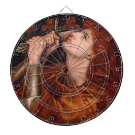 Joan of Arc (ポートレート) (by Dante Gabriel Rossetti) ダーツボード