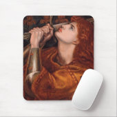 Joan of Arc (ポートレート) (by Dante Gabriel Rossetti) マウスパッド (マウス)