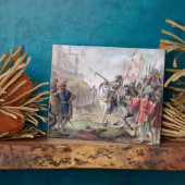 Joan of Arc (1412-31)英語に命令す離れる フォトプラーク (側面)