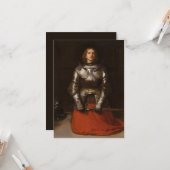 Joan of Arc (by John Everett Millais) カード (正面/裏面インサイチュ)