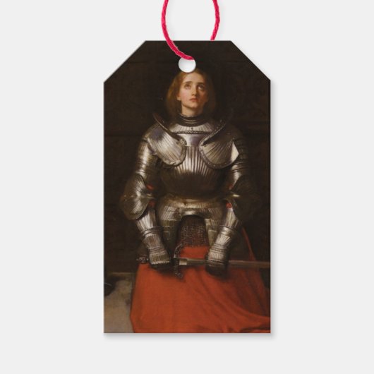Joan of Arc (by John Everett Millais) ギフトタグ (正面)