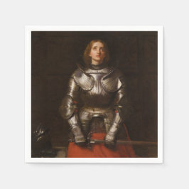 Joan of Arc (by John Everett Millais) スタンダードカクテルナプキン