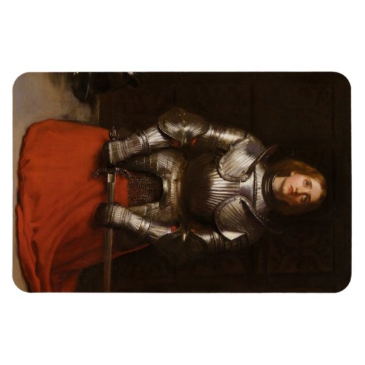 Joan of Arc (by John Everett Millais) マグネット (横)