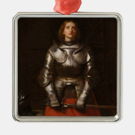 Joan of Arc (by John Everett Millais) メタルオーナメント