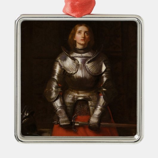 Joan of Arc (by John Everett Millais) メタルオーナメント (正面)