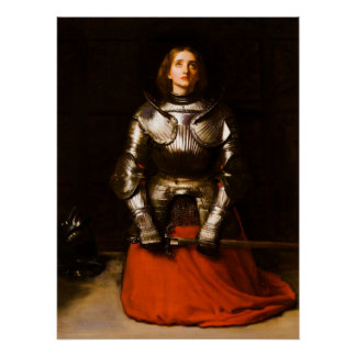 Joan of Arc by John Everett Millais, 1865 ポスター
