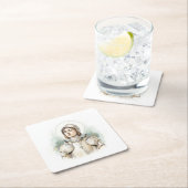 Joan of Arc , Catholic Gifts スクエアペーパーコースター (インサイチュ)