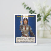 Joan_of_Arc_WWI_POSTERプロパガンダ ポストカード (スタンド正面)