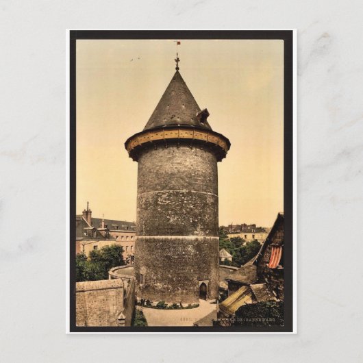 Joan of Arc's Tower, Rouen，フランスヴィンテージ写真 ポストカード (正面)
