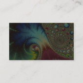 Joanie 50のフラクタルの芸術 名刺 (裏面)