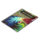 Joanie 50フラクタルアート ノートブック (左側)