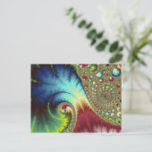 Joanie 50フラクタルアート ポストカード (スタンド正面)