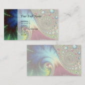 Joanie 50フラクタルアート 名刺 (正面/裏面)