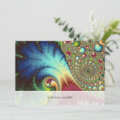 Joanie 50 フラクタルアート 招待状 (スタンド正面)