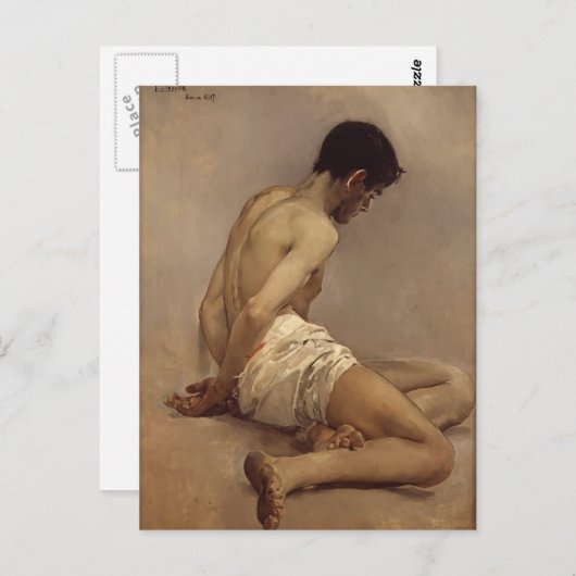 Joaquin Sorolla – アカデミ絵を描カル自然 ポストカード (正面/裏面)