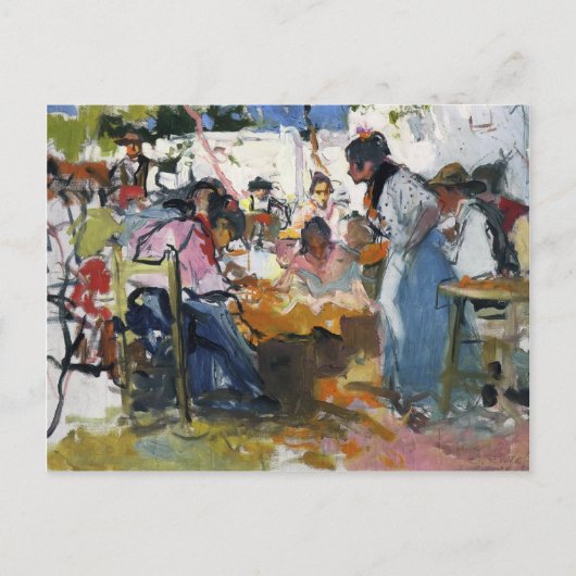 Joaquin Sorolla – バレンシアのネットメンダーズ ポストカード (正面)