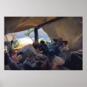 Joaquin Sorolla - Lunch on the Boat ポスター (正面)