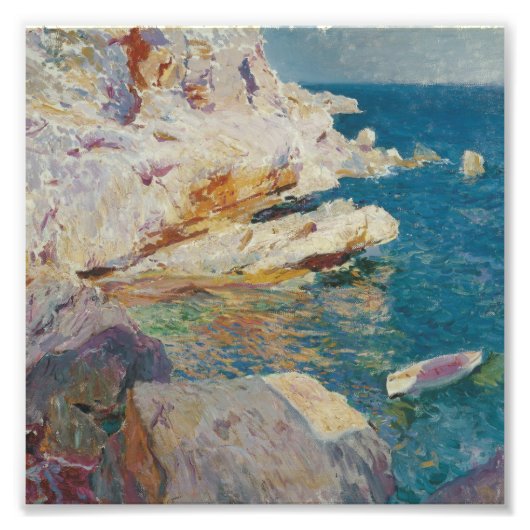Joaquin Sorolla Y Bastida - Rocks At Javea. フォトプリント (正面)