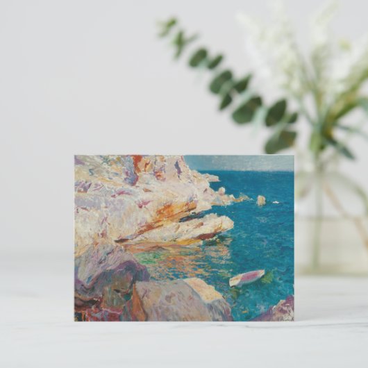 Joaquin Sorolla Y Bastida - Rocks At Javea. ポストカード (スタンド正面)