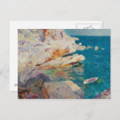 Joaquin Sorolla Y Bastida - Rocks At Javea. ポストカード (正面/裏面)