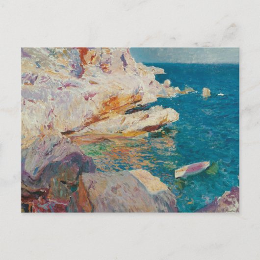 Joaquin Sorolla Y Bastida - Rocks At Javea. ポストカード (正面)