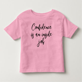 { JobはInside Job }エンパワーメント・シャツ トドラーTシャツ