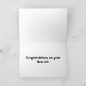 **JOB**カードのおめでとう カード (内部)