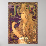 Job ポスター<br><div class="desc">A beautiful woman in the 1920s poses in front of the word 'job'.</div>