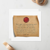 JOB 12:7 - Personalized Notecard ノートカード (正面/裏面インサイチュ)