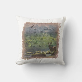 JOB 12:7 - Pillow クッション