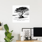 JOB 14:7ポスター ポスター (ホームオフィス)