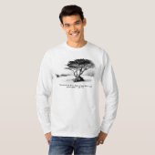 JOB 14:7メンズ長袖Tシャツ Tシャツ (正面フル)