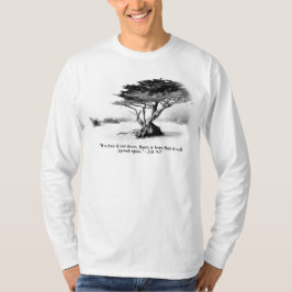 JOB 14:7メンズ長袖Tシャツ Tシャツ