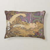 Job (1896) by Alphonseミュシャ アクセントクッション (裏面)