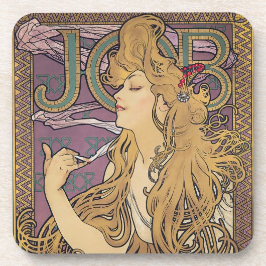 Job (1896) by Alphonseミュシャ コースター (正面)