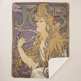 Job (1896) by Alphonseミュシャ シェルパブランケット