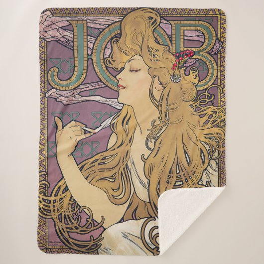 Job (1896) by Alphonseミュシャ シェルパブランケット (正面)